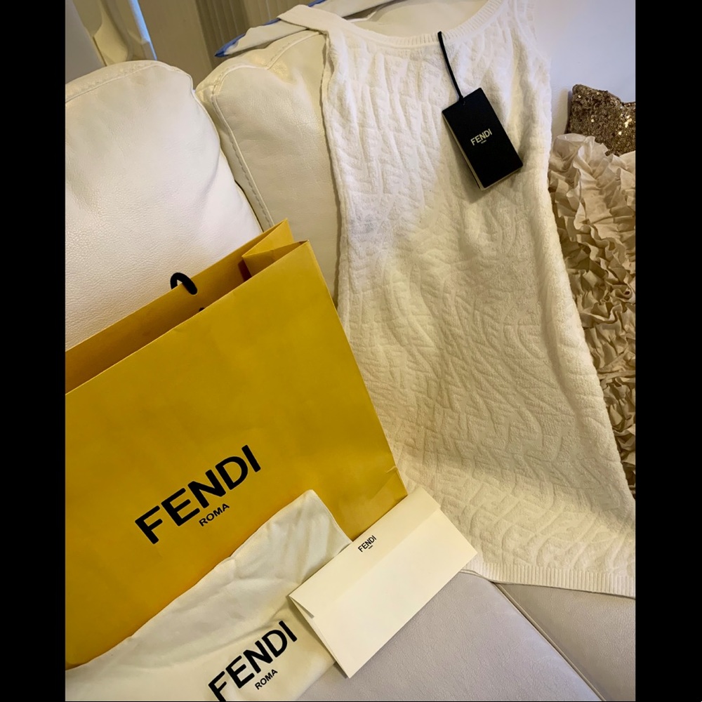 Fendi FF-motif minidress